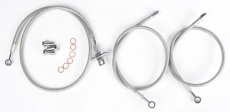 ATC250R-R-4 Brakeline Rear Honda Std + 4 - Brake Line Kit