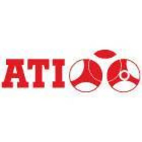 Red ATI logo on LS1 F Body ATI Crank Hub for Supercharger installation