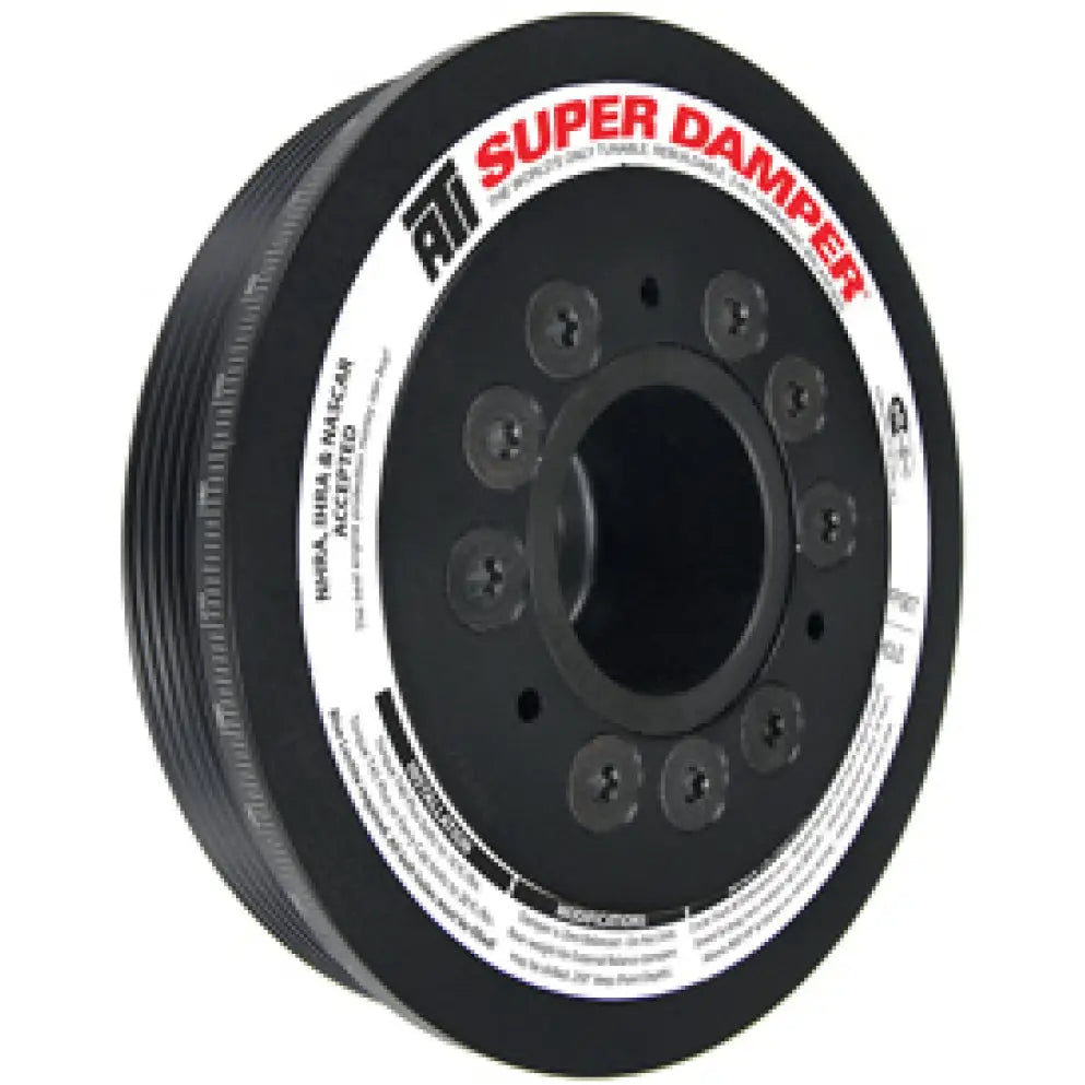 ATI ATI918250 ATI Damper - 6.78in - Alum - 6 Grv - Mitsubishi Evo 8 - 4G63 - w/Integra Lower Cam Drive