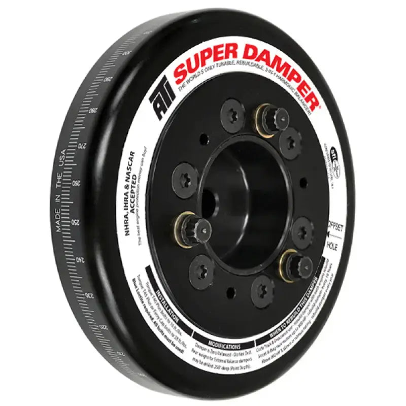 ATI Damper - 7.074in - Alum - 6 Grv - Scion/Subaru/Toyota - 4U-GSE - FA20 2.0L - 10 Percent UD - Truck & Automotive