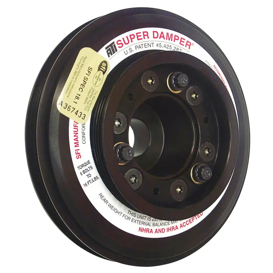 ATI ATI917752 ATI Damper - 7.45in - Alum - (3) 4 Grv - Nissan RB26 R32 - 1000 HP - 2 Ring - 1Pc