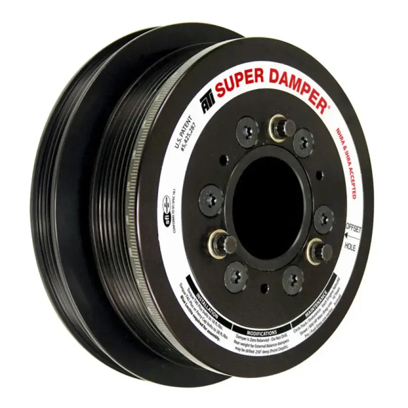 ATI Damper - 7.48in - Alum - 6 Grv - No A/C - LS3 Camaro - 10-15 - Gen 3 Vortec Truck - LS
