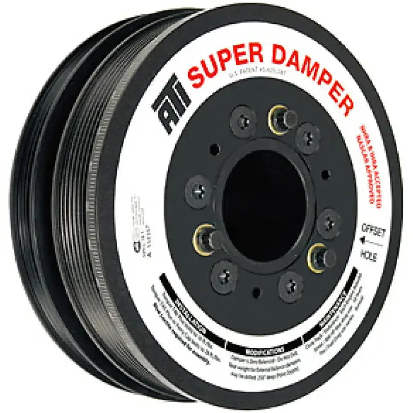 ATI Damper - 7.48in - Alum LW - 6 Grv - LS1-2-3-6 & L76 - 97-13 - Y Body SS G8 - No A/C - 3 Ring - ATI917303 - Engine