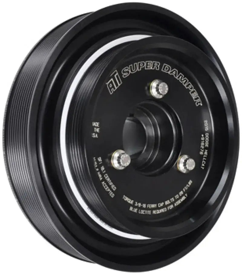 ATI Damper - 8.9in - AL - 6/10 Grv - 15+ Dodge Hellcat - 6.2L - 10 Per OD SC OEM A/C Drive - 3 Ring - RV and Auto Parts