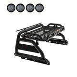 ATRB5BK-PLFB Black Horse Atlas Roll Bar Kit