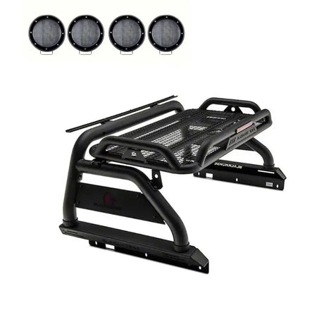 ATRB5BK-PLFB Black Horse Atlas Roll Bar Kit