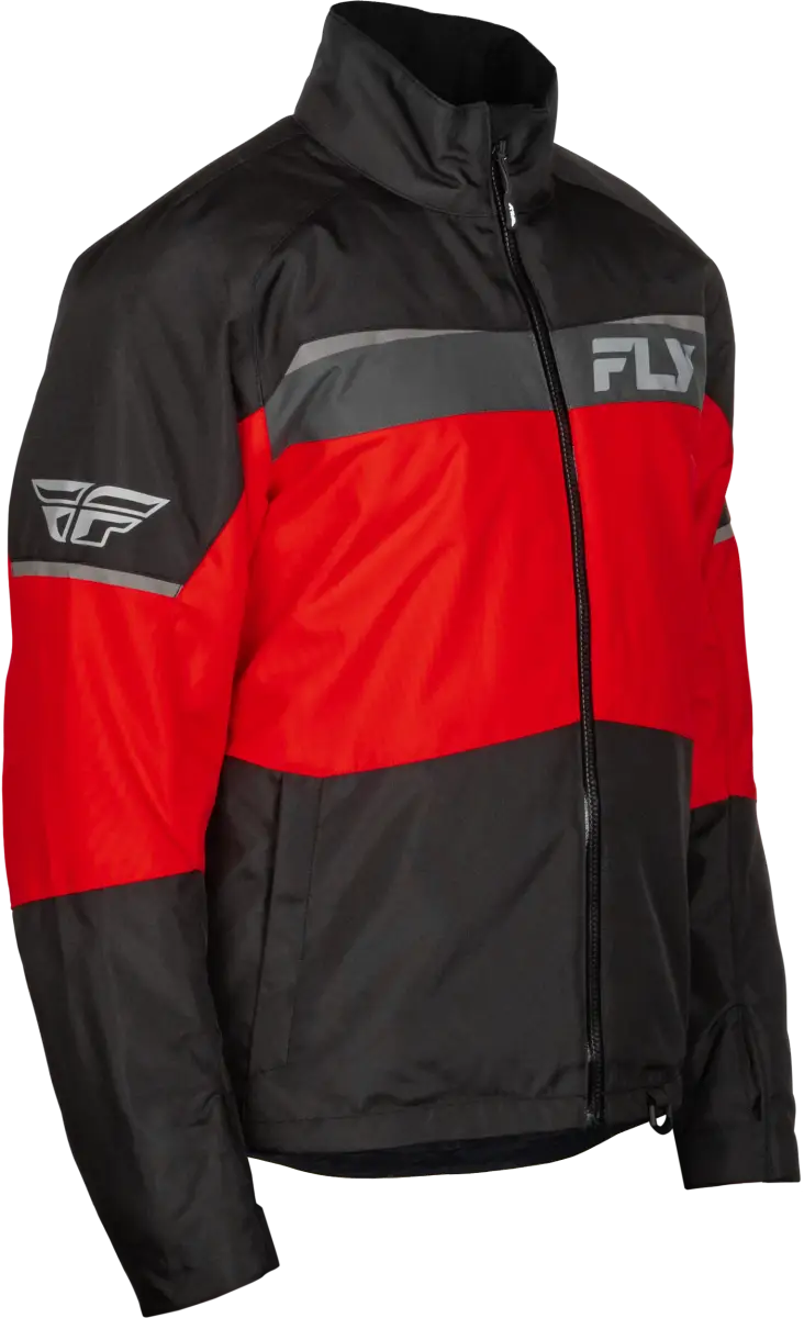 Aurora Jacket Red/Black 4x - FLY RACING