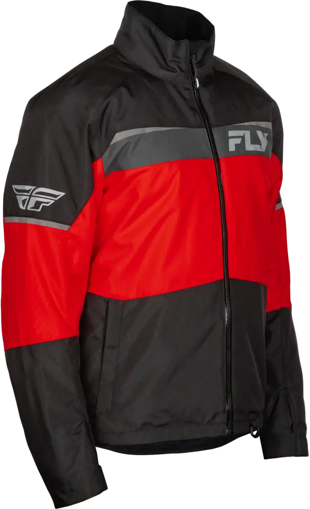 Aurora Jacket Red/Black 4x - FLY RACING