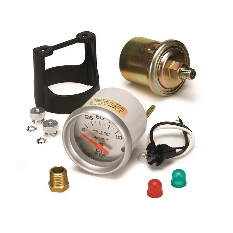 AutoMeter 4327 Autometer Ultra-Lite 52mm 0-100 PSI Electronic Oil Pressure Gauge