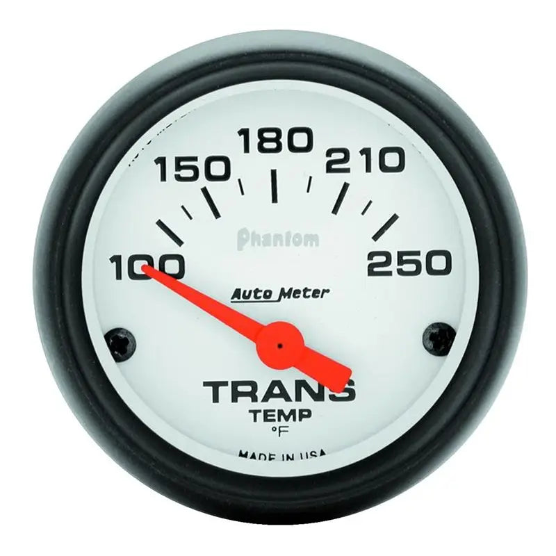 AutoMeter 5757 Autometer Phantom 52mm Short Sweep Electronic 100-250 Deg F Transmission Temperature Gauge