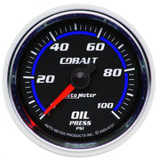 AutoMeter 6121 Autometer Cobalt 52mm 100 PSI Mechanical Oil Pressure Gauge