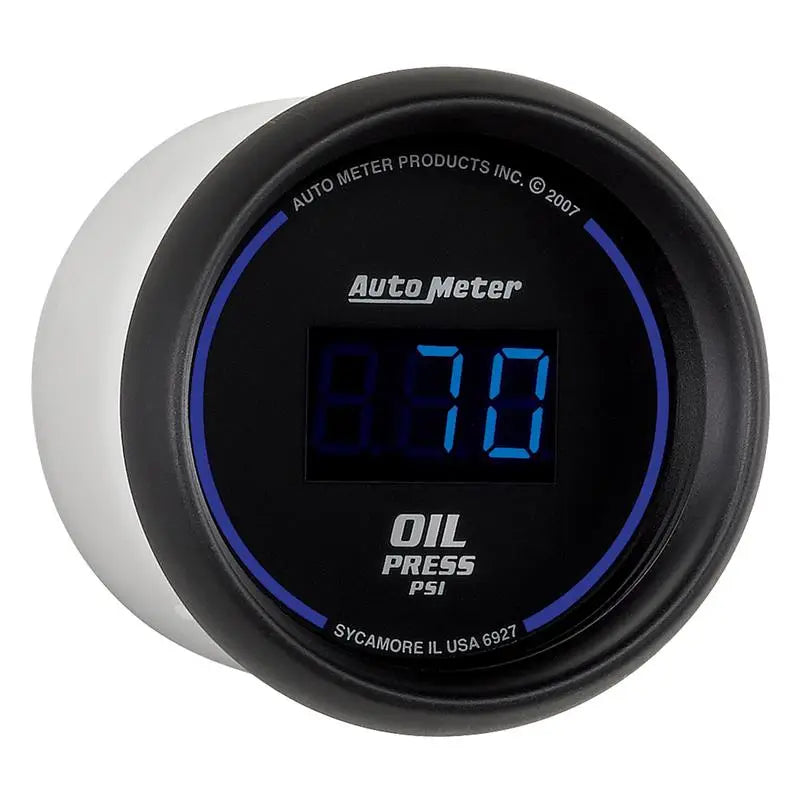 AutoMeter 6927 Autometer Cobalt Digital 52.4mm Black 0-100psi Oil Pressure Gauge