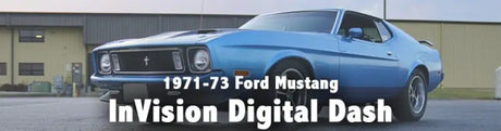 Autometer 71-73 Ford Mustang InVision Direct Fit Digital Dash System - 7012 - Programmers & Chips