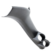 Gray dual gauge pillar pod for Nissan 240sx black dual 52mm upgrade