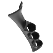 Autometer 95-99 Mitsubishi Eclipse / Eagle Talon (excl Convertible) Black Triple 52mm Pillar Pod - Truck & Automotive