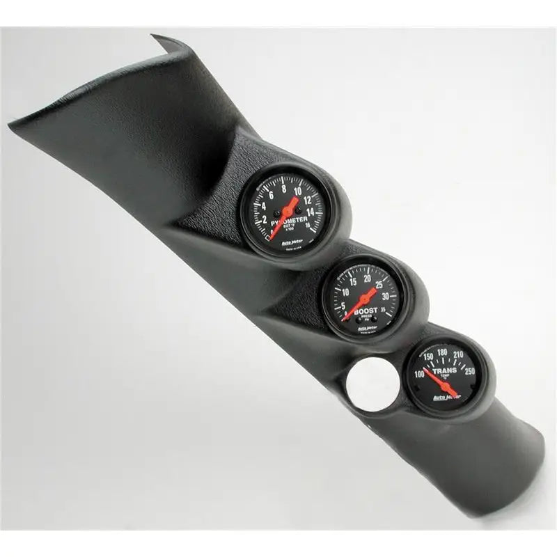 AutoMeter 7092 Autometer 98-02 Ram L6-5.9L Diesel A-Pillar Z-Gauge Kit Boost/EGT/Trans 35PSI / 1600 Deg / 250 Deg