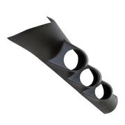 Black triple gauge pillar pod for Autometer Z-Gauge Kit on 98-02 RAM Diesel pickup