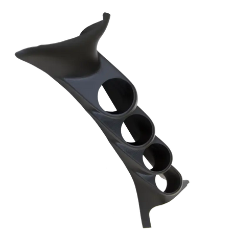 Autometer 99-07 Ford Super Duty Black 52mm Quad Pilillar Pod - Truck & Automotive