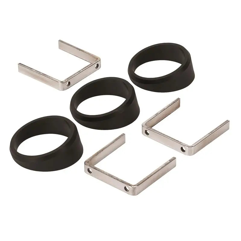 AutoMeter 2234 Autometer or Autogage 2-1/16in Black Angle Rings -- 3 Pack