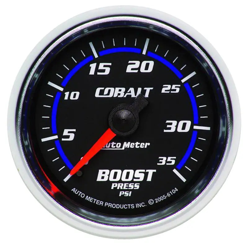 AutoMeter 6104 Autometer Cobalt 52mm 0-35 psi Mechanical Boost Gauge - 6104