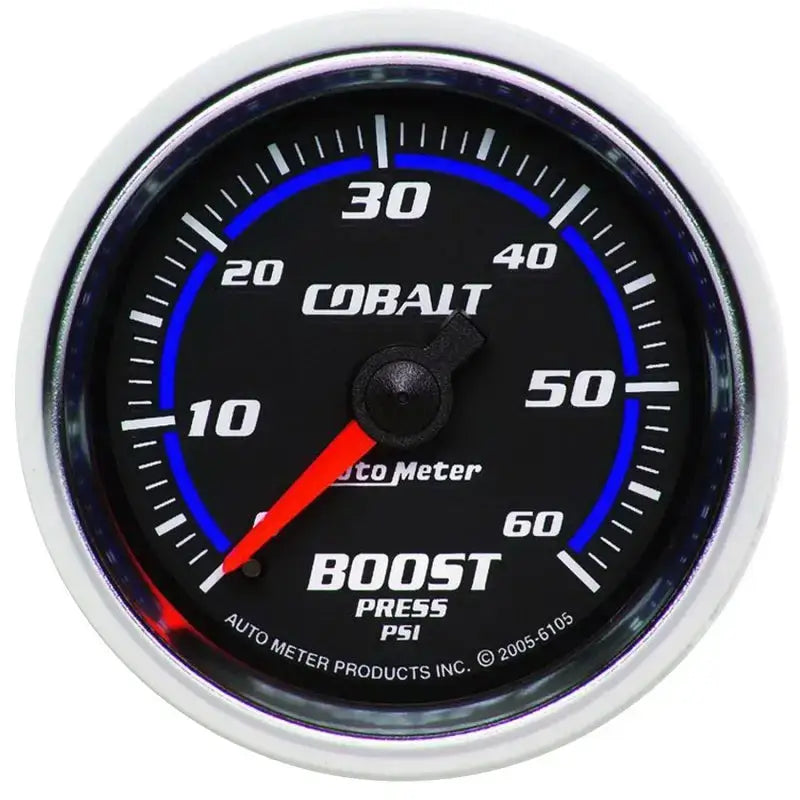 Autometer Cobalt 52mm 0-60psi Mechanical Boost Gauge - Truck & Automotive
