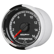 Autometer Gen4 Dodge Factory Match 52.4mm Full Sweep Electronic 0-1600 Deg F EGT/Pyrometer Gauge - Truck & Automotive