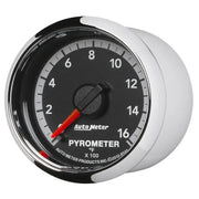 Autometer Gen4 Dodge Factory Match 52.4mm Full Sweep Electronic 0-1600 Deg F EGT/Pyrometer Gauge - Truck & Automotive