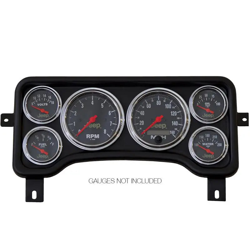 AutoMeter 5381 Autometer Jeep TJ/XJ Direct Fit Dash Panel 6 Gauge 3 3/8in x2 / 2 1/16in x4 - 5381