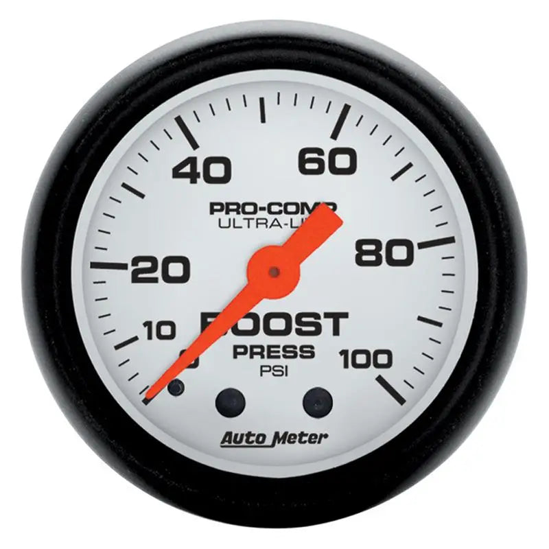 AutoMeter 5706 Autometer Phantom 2 1/16in 100psi Mechanical Boost Gauge - 5706