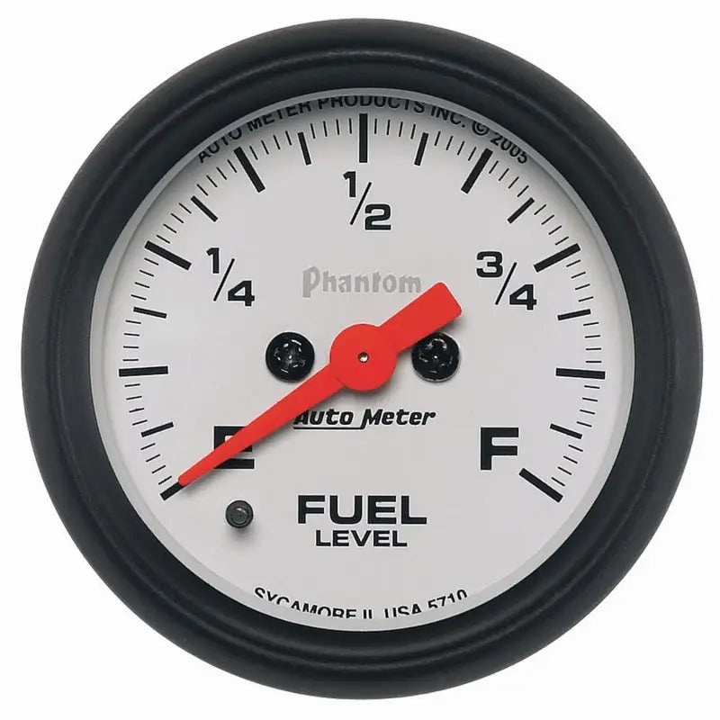 Autometer Phantom 52mm Full Sweep Electronic Fuel Level Programmable Empty-Full Range - Truck & Automotive