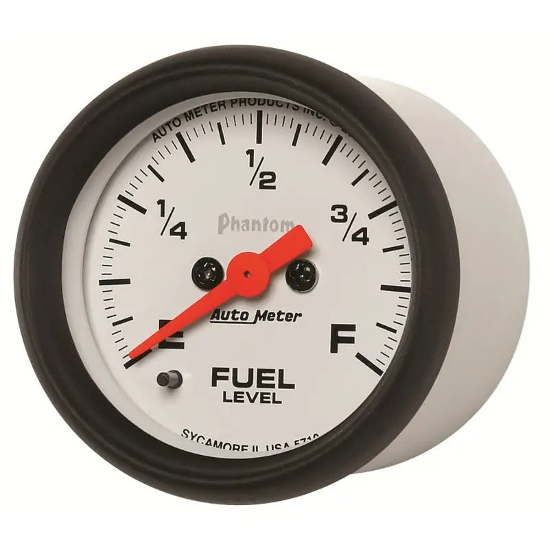 Autometer Phantom 52mm Full Sweep Electronic Fuel Level Programmable Empty-Full Range - Truck & Automotive