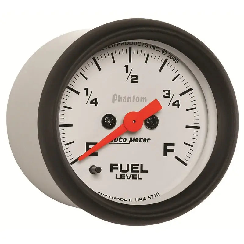 Autometer Phantom 52mm Full Sweep Electronic Fuel Level Programmable Empty-Full Range - Truck & Automotive