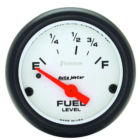 Autometer Phantom Fuel Level 2 5/8in ohm to 90 Electric Gauge - Truck & Automotive