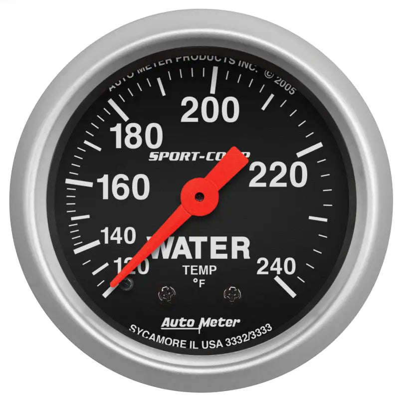 AUTO METER 3332 SPRTCMP WTR TEMP120-240
