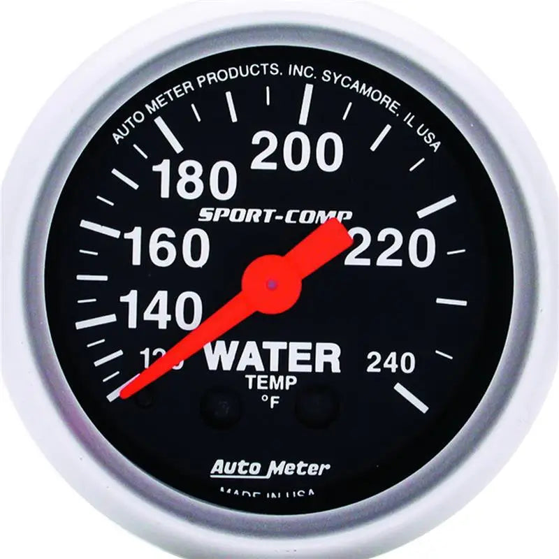 AUTO METER 3332 SPRTCMP WTR TEMP120-240