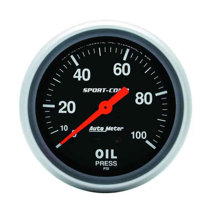 AUTO METER 3421 SPORTCMP OIL PRESS. 2 5/8