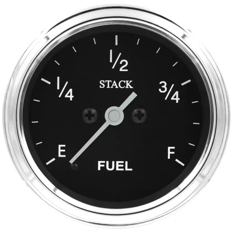 Fuel level gauge with chrome bezel for Autometer Stack 52mm programmable fuel level display