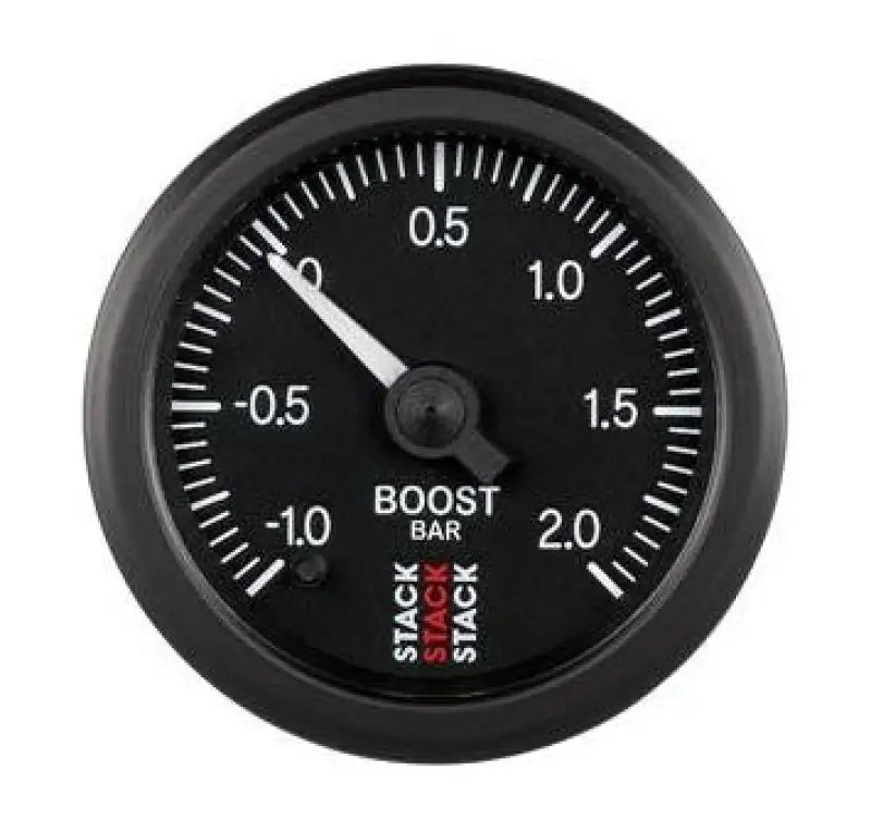 Black Boost Pressure Gauge with Pro Step Motor for AutoMeter Stack 52mm boost gauge