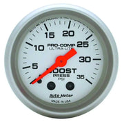 AutoMeter Autometer Ultra-Lite 52mm 35 PSI Mechanical Boost Gauge