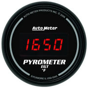 Autometer Z Series 52mm 0-2000 Deg F Digital EGT/Pyrometer Gauge - 6345