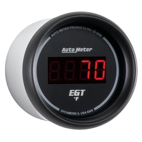 Autometer Z Series 52mm 0-2000 Deg F Digital EGT/Pyrometer Gauge - 6345