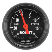 Autometer Z Series 52mm 20 PSI Mechanical Boost Vacumm Gauge - Truck & Automotive