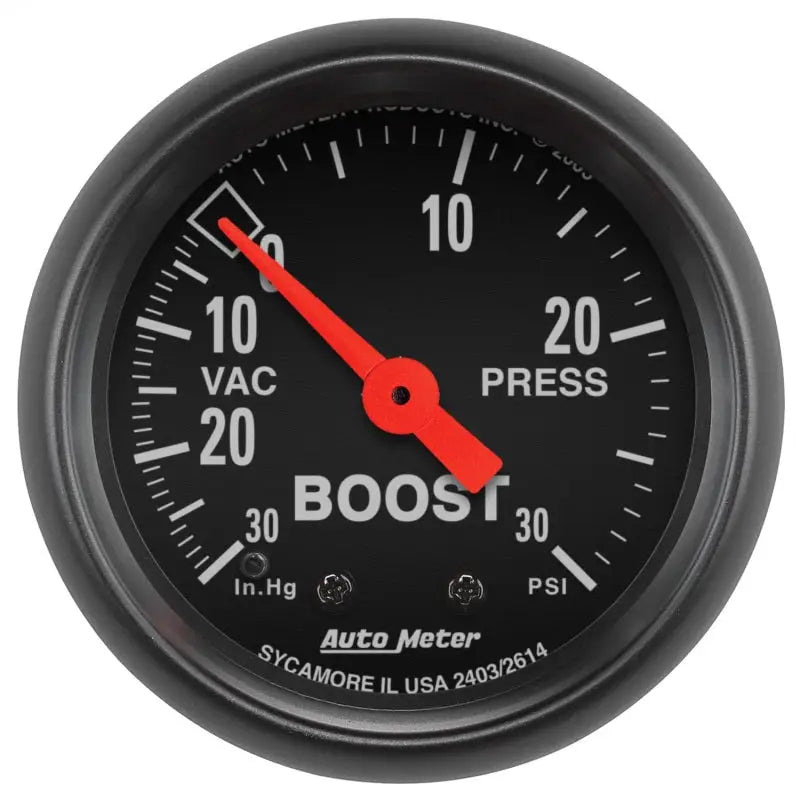 Autometer Z Series 52mm 30 In Hg.-Vac. / PSI Boost / Vacuum Gauge - Truck & Automotive