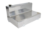 Auxiliary Fuel Tank DOT Approved For Direct Feed Into OEM Tank; Diesel; 80 Gallon Capacity; L-Shaped; 48 Inch Length X