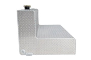Auxiliary Fuel Tank DOT Approved For Direct Feed Into OEM Tank; Diesel; 80 Gallon Capacity; L-Shaped; 48 Inch Length X