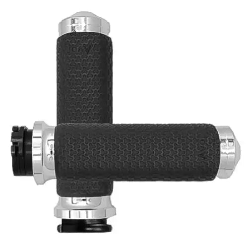 Cable Throttle Memory Foam Grip Chrome