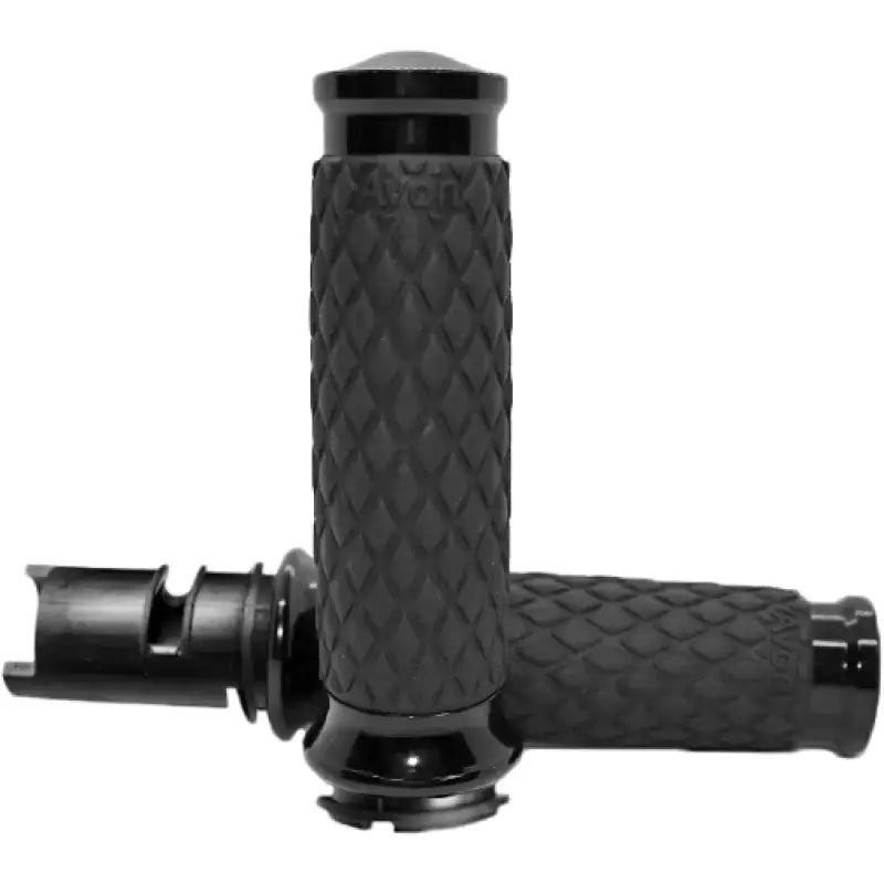 AVON Diamond Contour Black Twist Grip DIA-65-ANO-F24 - AVON
