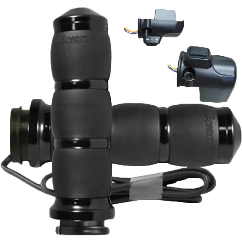 AVON Velvet Air Heated Black Twist Grip AIR-96-F24-HT - AVON
