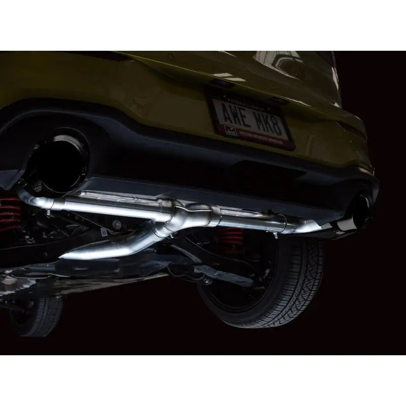 AWE Tuning 3020-33658 AWE 2022 VW GTI MK8 Track Edition Exhaust - Diamond Black Tips