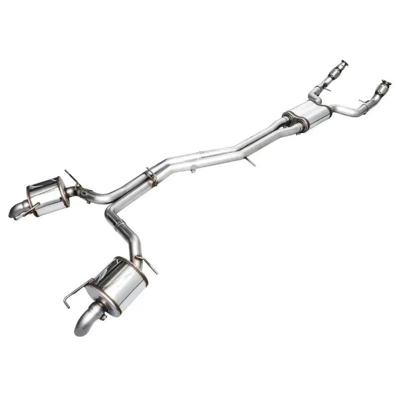 Stainless steel touring edition cat-back exhaust for AWE Audi 2019-2023 C8 A6/A7 3.0T